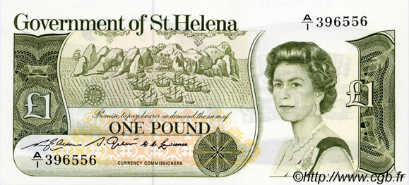 1 Pound SAINTE HÉLÈNE  1981 P.09a NEUF