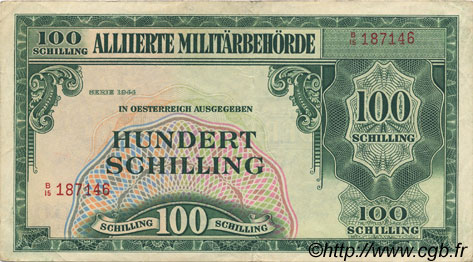 100 Schilling AUTRICHE  1944 P.110a TTB