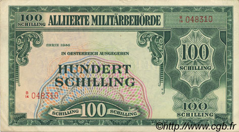 100 Schilling AUTRICHE  1944 P.110a TTB+