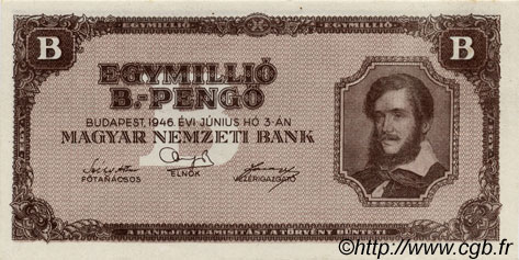 1000000 B-Pengö HONGRIE  1946 P.134 NEUF