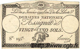 25 Sols FRANCE  1792 Ass.25a TTB à SUP