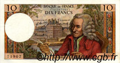 10 Francs VOLTAIRE FRANCE  1970 F.62.41 SUP