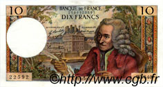 10 Francs VOLTAIRE FRANCE  1972 F.62.59 SUP+ à SPL