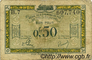 50 Centimes FRANCE régionalisme et divers  1923 JP.135.04 pr.TB