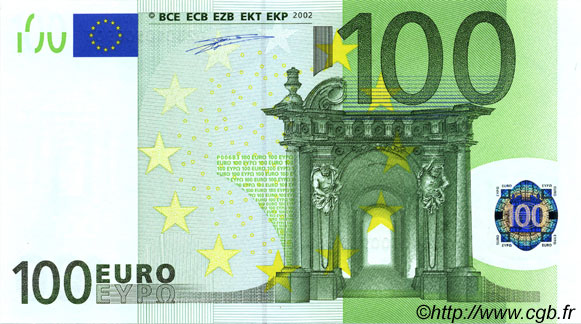 100 Euro EUROPE  2002 €.140.08 NEUF
