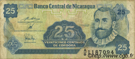 25 Centavos NICARAGUA  1991 P.170 pr.TTB