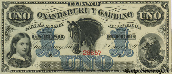 1 Peso Fuerte Non émis ARGENTINE  1869 PS.1791r NEUF