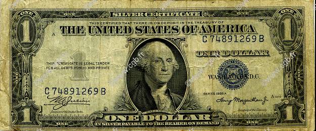 1 Dollar ÉTATS-UNIS D AMÉRIQUE  1935 P.416a TB+