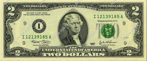 2 Dollars ÉTATS-UNIS D AMÉRIQUE  2003 P.516 NEUF