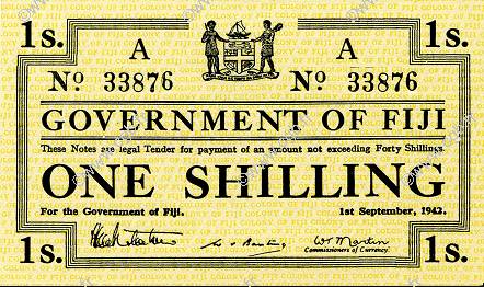 1 Shilling FIDJI  1942 P.049a NEUF