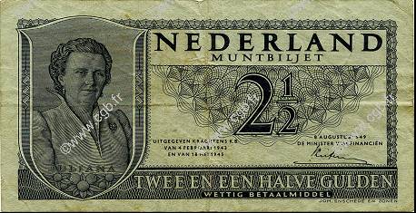 2,5 Gulden PAYS-BAS  1949 P.073 TTB