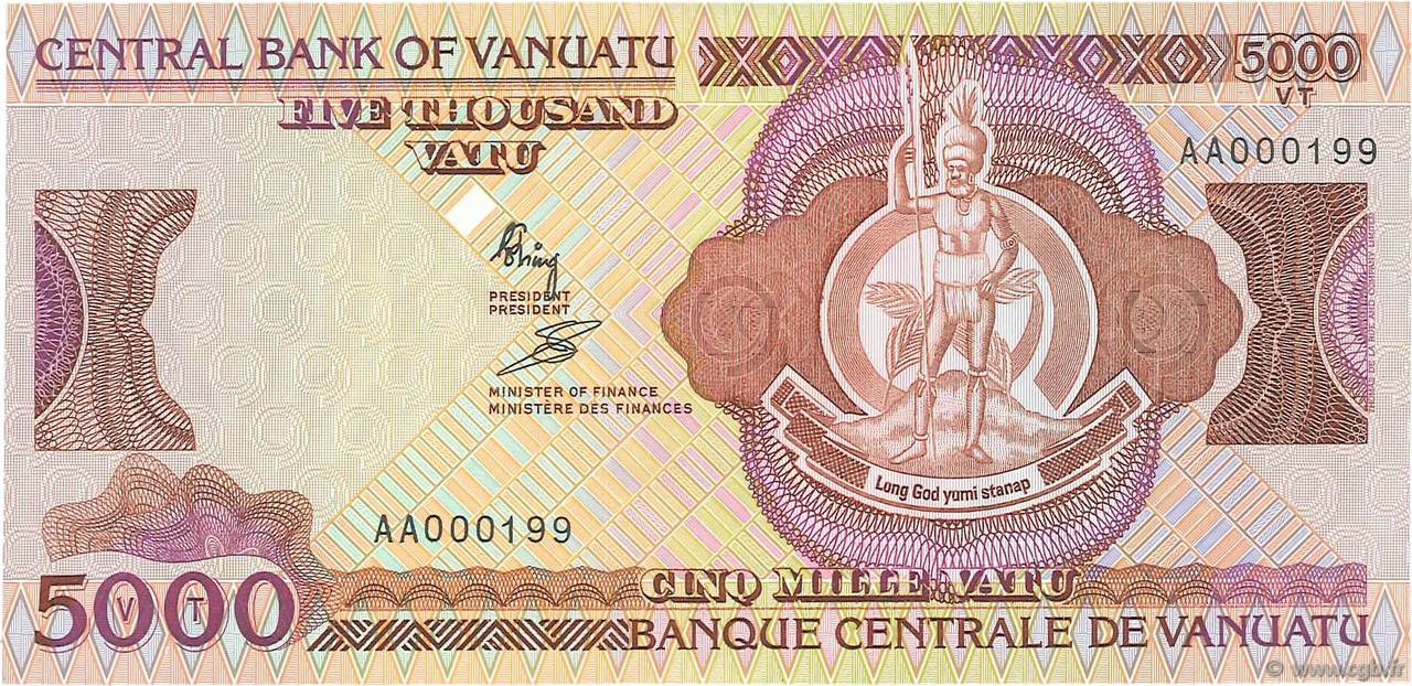 5000 Vatu VANUATU  1989 P.04 NEUF