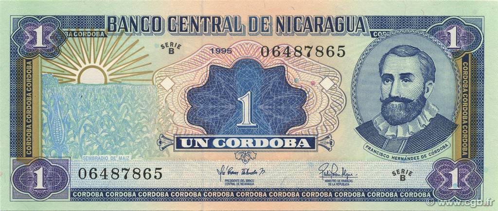 1 Cordoba NICARAGUA  1995 P.179 UNC