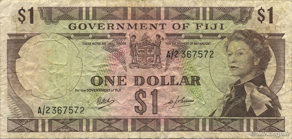 1 Dollar FIDJI  1968 P.059a TB+