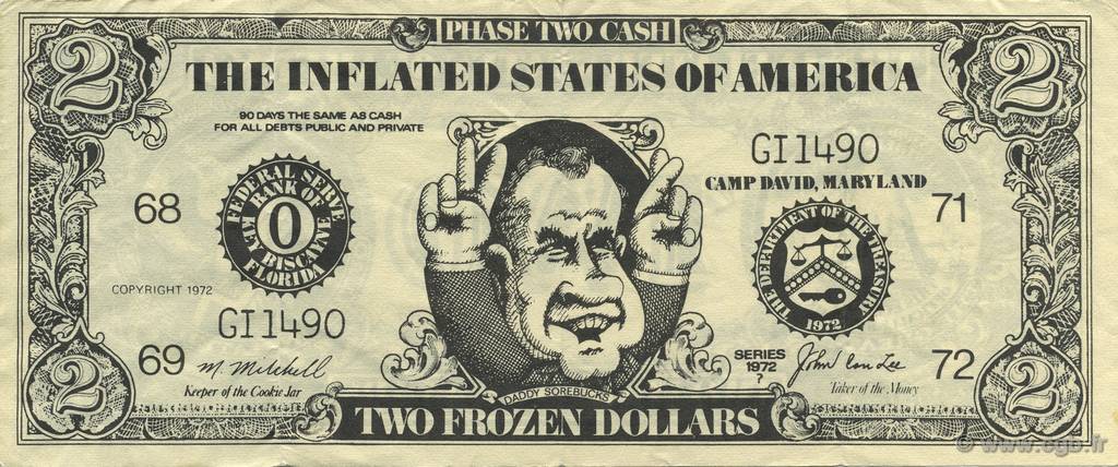 2 Dollars ÉTATS-UNIS D AMÉRIQUE  1972  TTB+