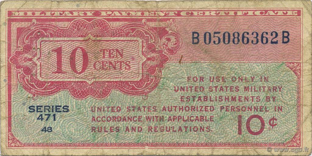 10 Cents ÉTATS-UNIS D AMÉRIQUE  1947 P.M009 B