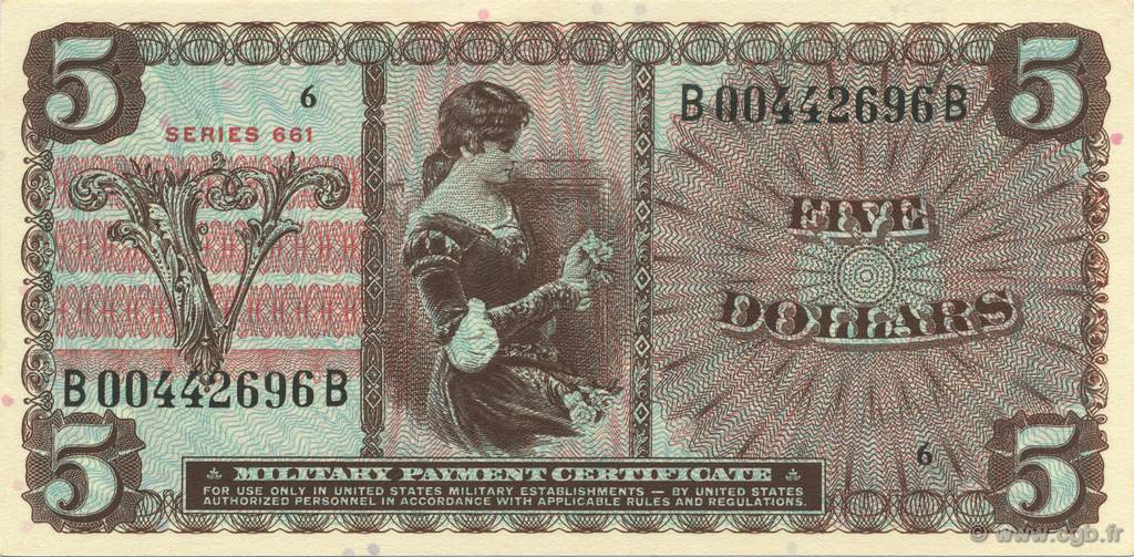 5 Dollars ÉTATS-UNIS D AMÉRIQUE  1968 P.M069 pr.NEUF