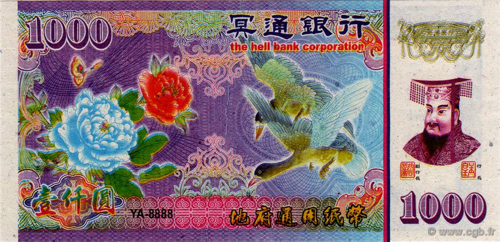 1000 Dollars CHINE  2008  NEUF