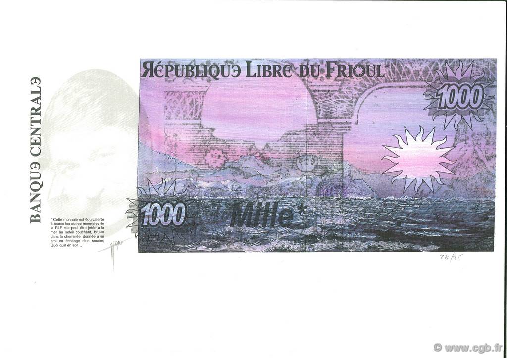 1000 FRANCE regionalism and various  1998  UNC