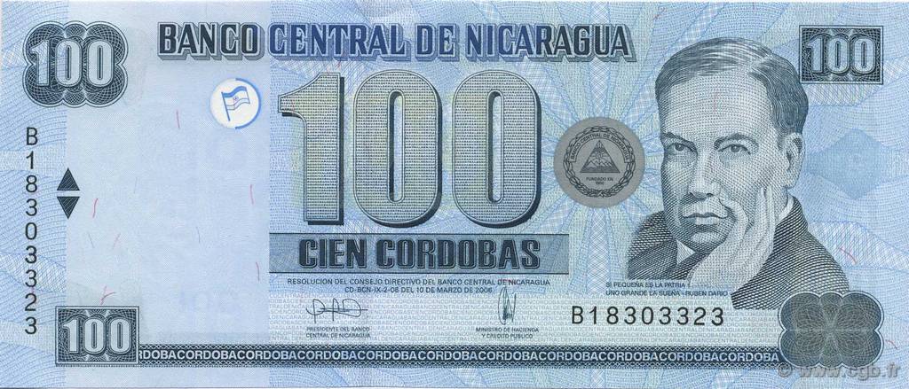 100 Cordobas NIKARAGUA  2006 P.199 ST