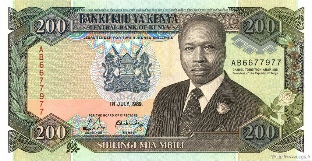 100 Shillings KENYA  1989 P.29a NEUF