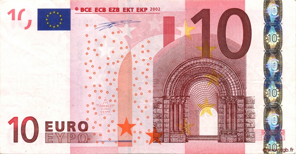 10 Euro EUROPE  2002 €.110.09 TTB+