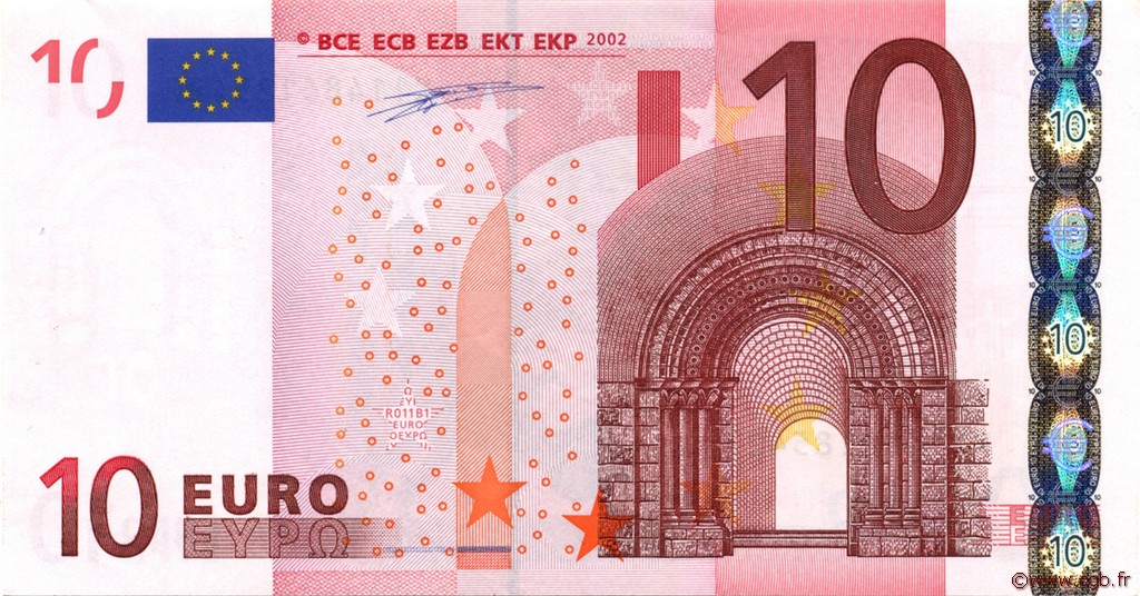 10 Euro EUROPE  2002 €.110.12 SUP+