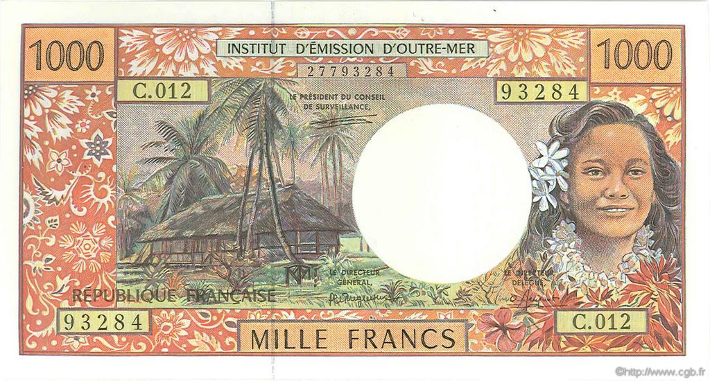 1000 Francs POLYNÉSIE, TERRITOIRES D OUTRE MER  1995 P.02a NEUF
