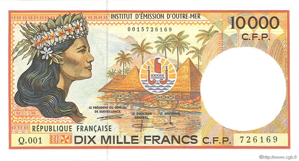 10000 Francs POLYNÉSIE, TERRITOIRES D OUTRE MER  1995 P.04b pr.NEUF
