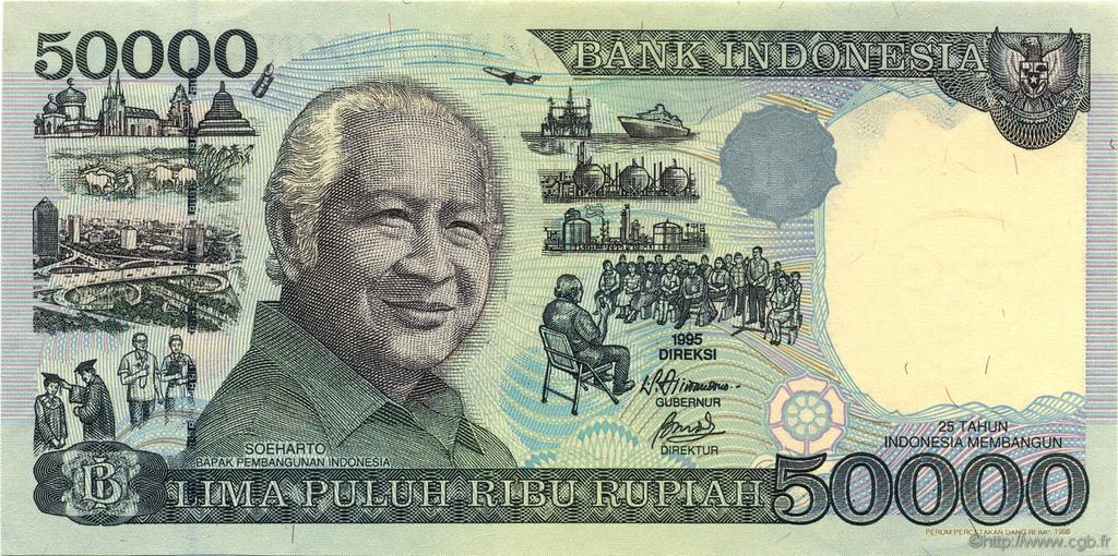 50000 Rupiah INDONÉSIE  1998 P.136d pr.NEUF