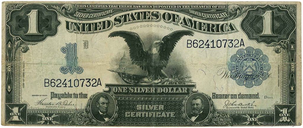 1 Dollar ÉTATS-UNIS D AMÉRIQUE  1899 P.338c TB