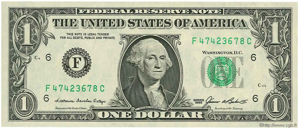 1 Dollar ÉTATS-UNIS D AMÉRIQUE Atlanta 1985 P.474 pr.NEUF