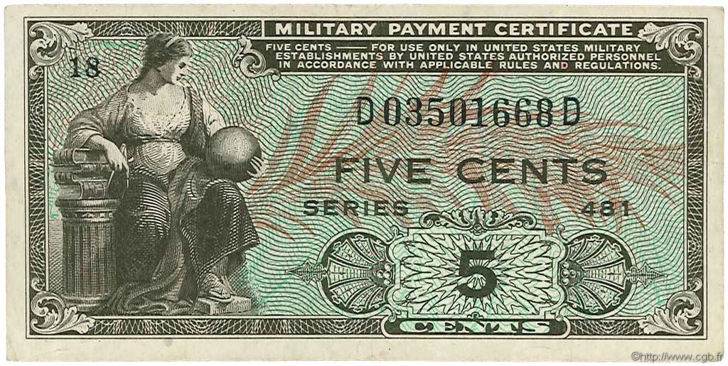 5 Cents ÉTATS-UNIS D AMÉRIQUE  1951 P.M022 TTB+