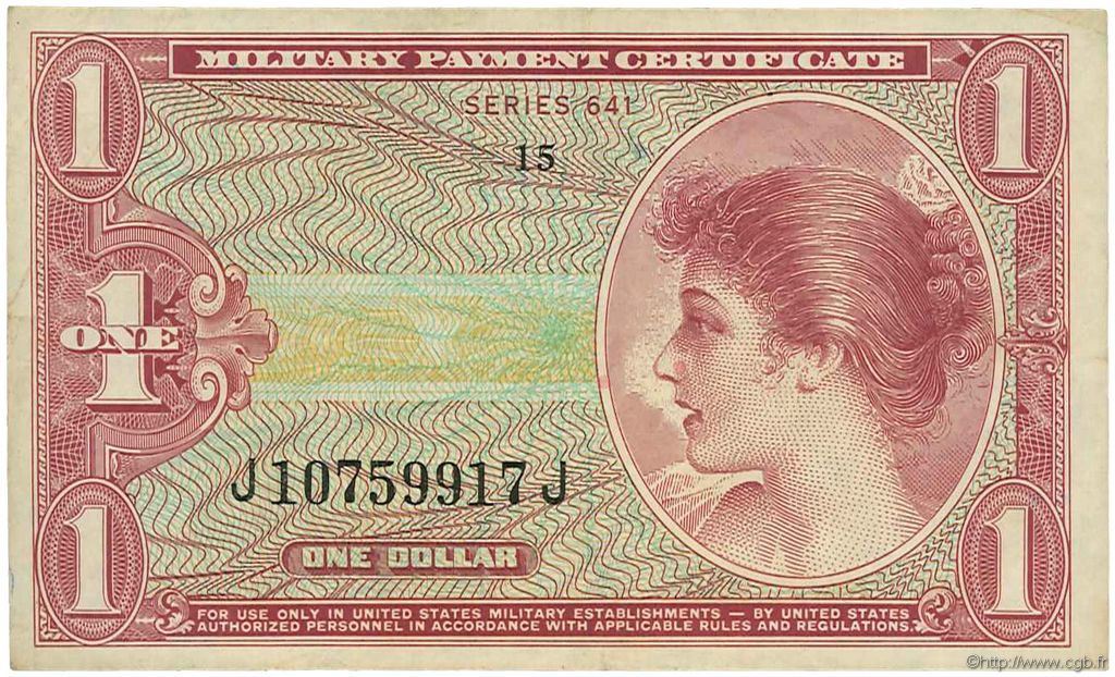 1 Dollar ÉTATS-UNIS D AMÉRIQUE  1965 P.M061 SUP
