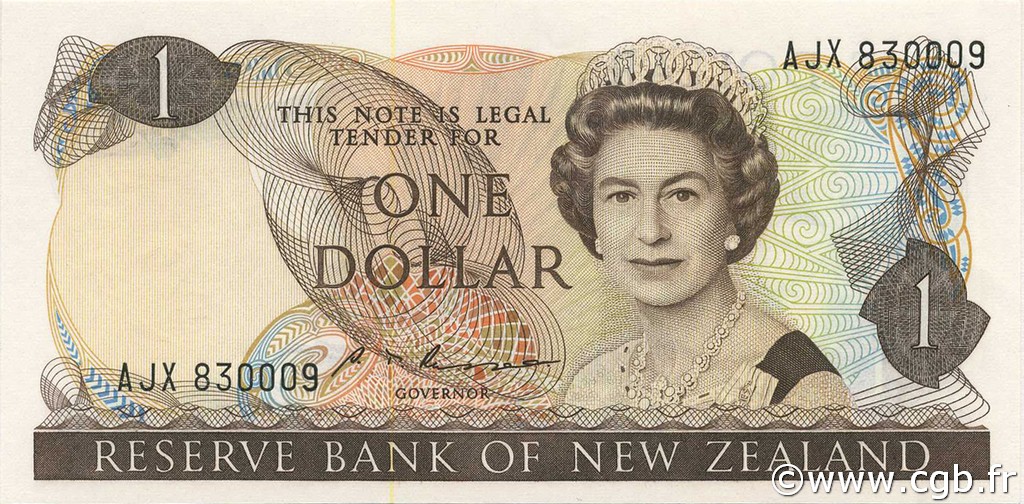 1 Dollar NOUVELLE-ZÉLANDE  1985 P.169b NEUF