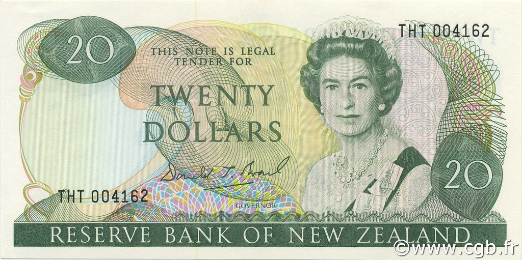20 Dollars NOUVELLE-ZÉLANDE  1988 P.173c NEUF