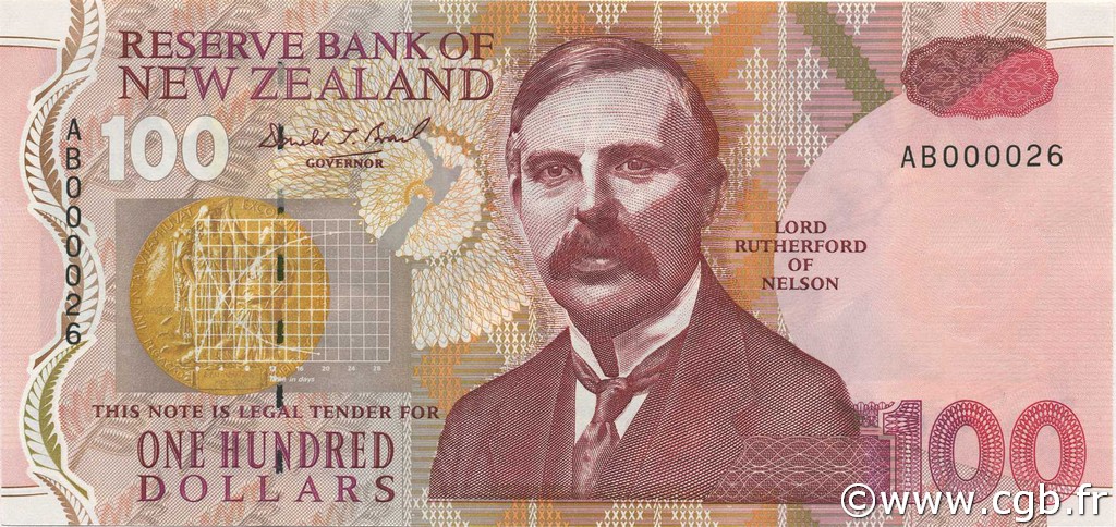 100 Dollars NOUVELLE-ZÉLANDE  1992 P.181a pr.NEUF