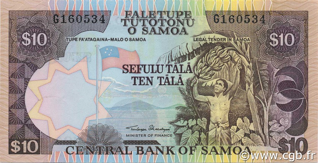 10 Tala SAMOA  2002 P.34a NEUF