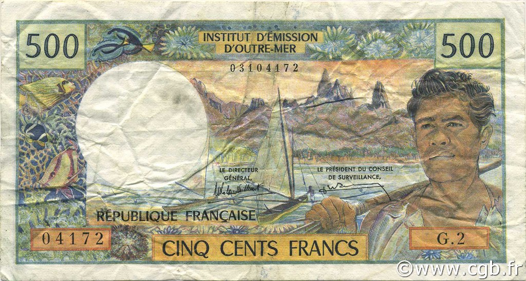 500 Francs NOUVELLE CALÉDONIE  1990 P.60d TTB