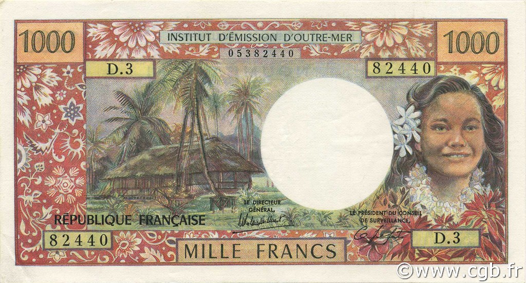 1000 Francs NOUVELLE CALÉDONIE  1983 P.64b SUP