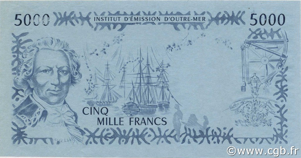 5000 Francs Épreuve POLYNÉSIE, TERRITOIRES D OUTRE MER  1996 P.03 SPL