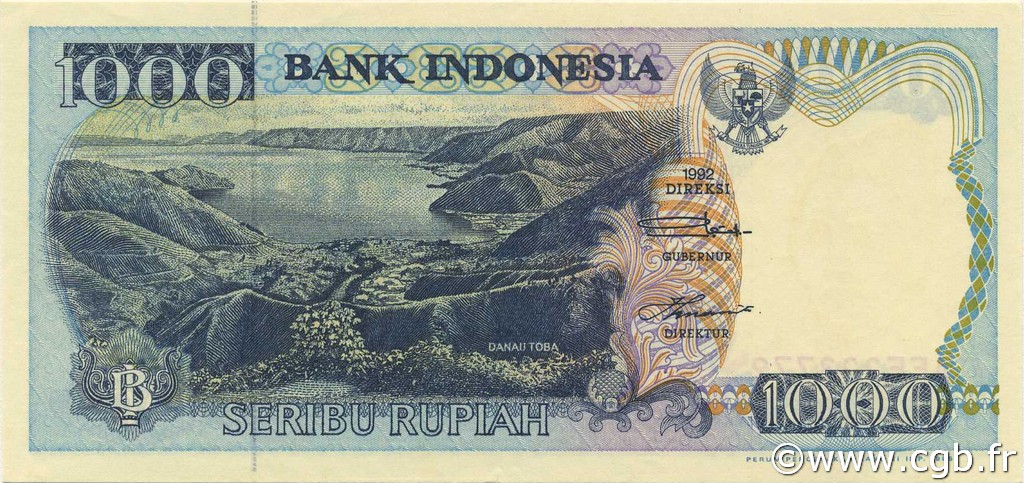 1000 Rupiah INDONESIA  1995 P.129d UNC