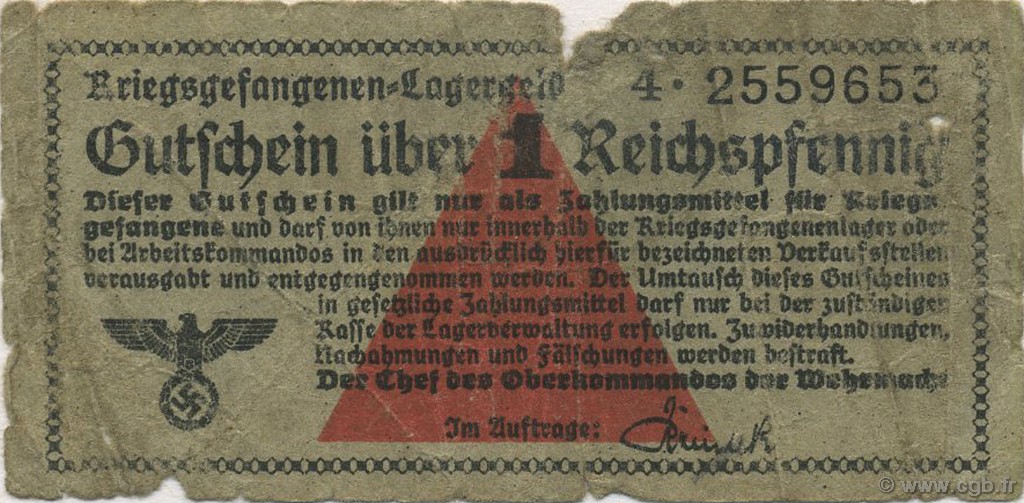 1 Reichspfennig ALLEMAGNE  1939 R.515 AB