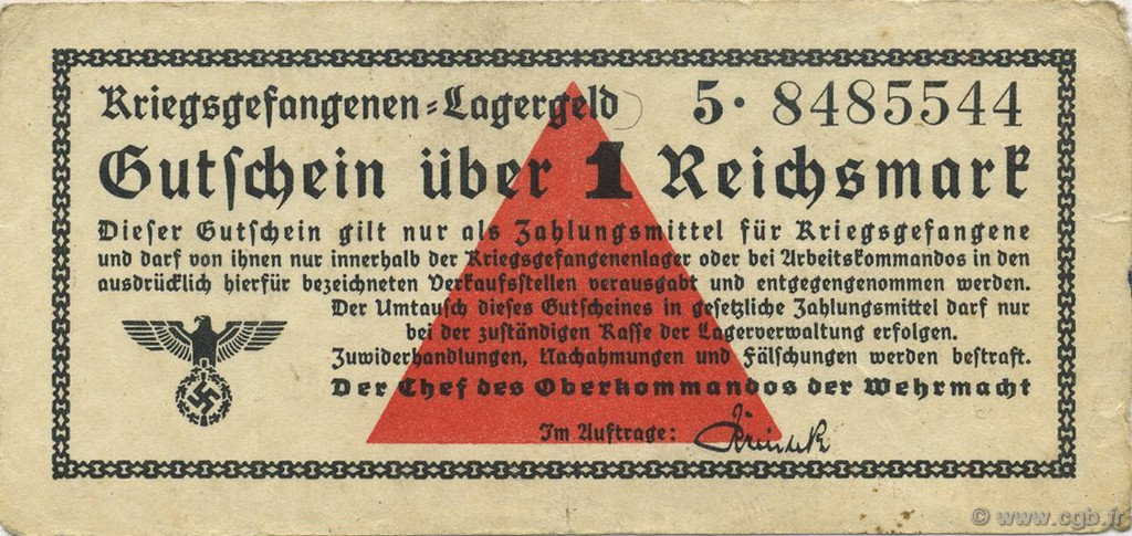 1 Reichsmark ALLEMAGNE  1939 R.518 TTB+
