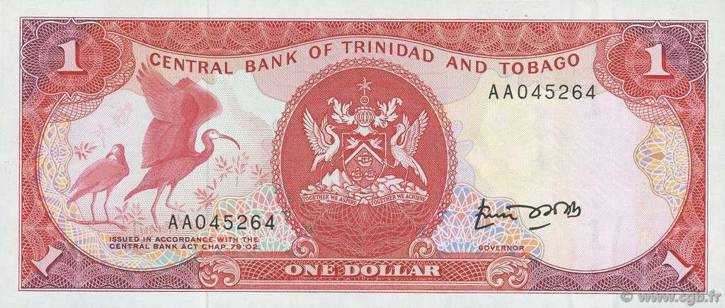 1 Dollar TRINIDAD et TOBAGO  1985 P.36a NEUF