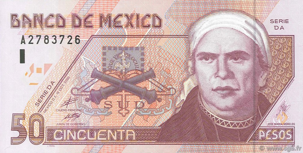 50 Pesos MEXIQUE  2000 P.117a NEUF