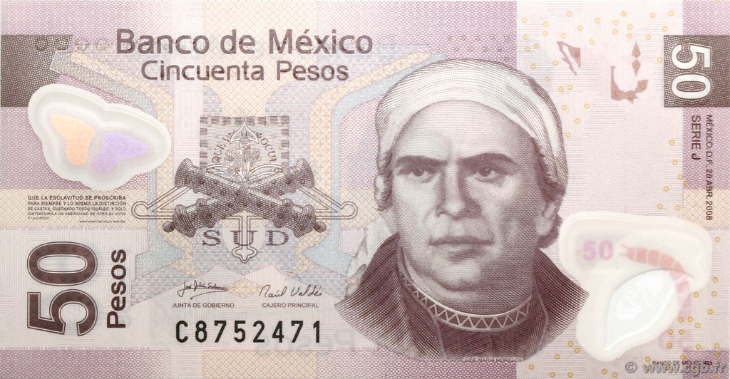 50 Pesos MEXIQUE  2008 P.123f NEUF