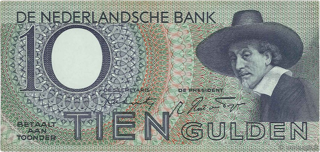 10 Gulden PAYS-BAS  1943 P.059 TTB