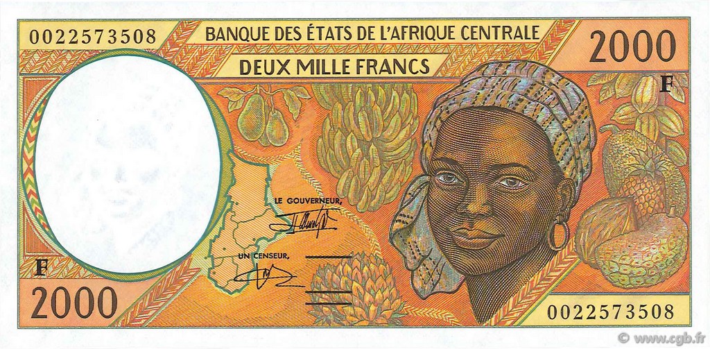 2000 Francs ÉTATS DE L AFRIQUE CENTRALE  2000 P.303Fg pr.NEUF