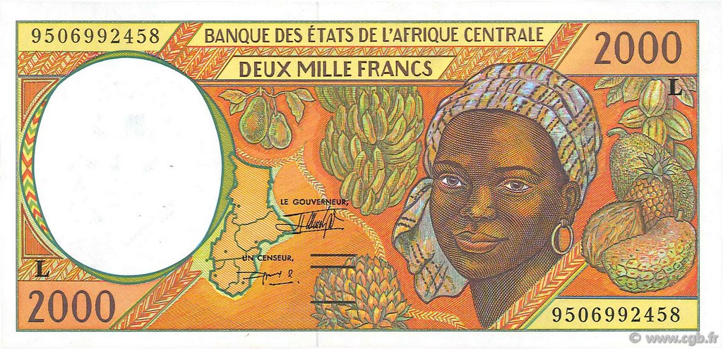 2000 Francs ÉTATS DE L AFRIQUE CENTRALE  1995 P.403Lc SPL